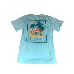 Women’s Southern Shirt T-shirt Short Sleeve Small Blue
